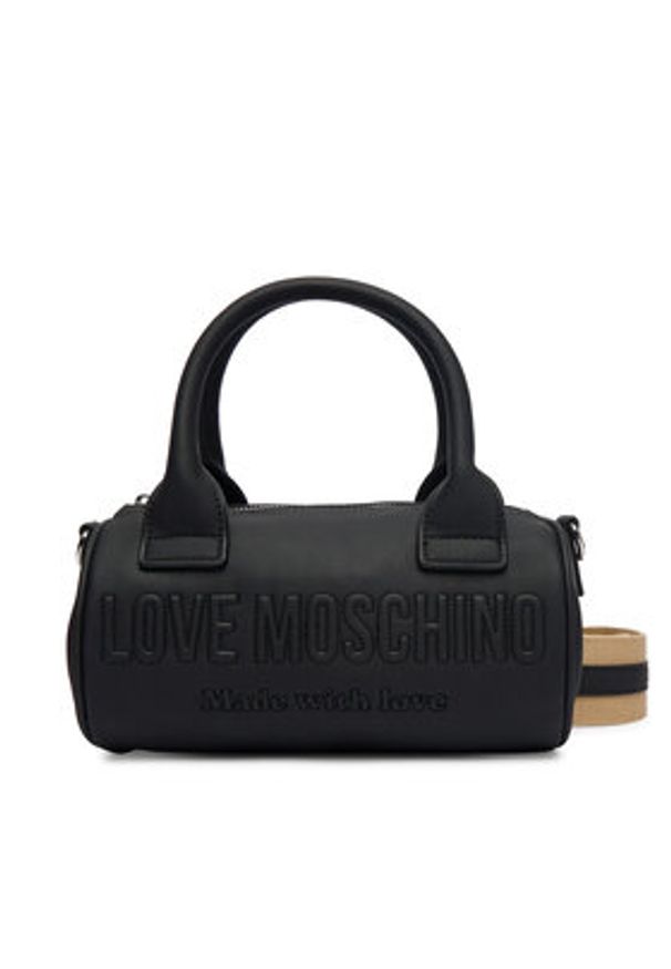 Love Moschino - LOVE MOSCHINO Torebka JC4054PP1OLE0000 Czarny. Kolor: czarny. Materiał: skórzane