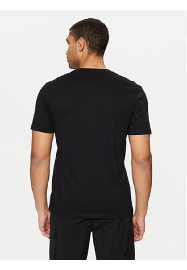 Hugo - HUGO T-Shirt Deyladec 50530607 Czarny Regular Fit. Kolor: czarny. Materiał: bawełna