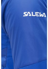 Salewa kurtka sportowa Ortles Hybrid kolor niebieski przejściowa. Kolor: niebieski. Materiał: wełna, poliester, włókno, materiał. Styl: sportowy #6