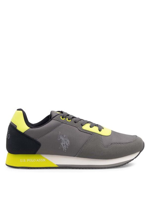 U.S. Polo Assn. Sneakersy NOBIL011M/CNH1 Szary. Kolor: szary. Materiał: materiał