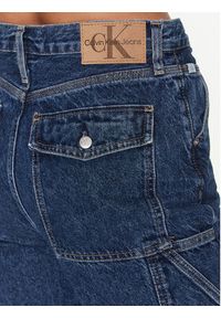 Calvin Klein Jeans Jeansy J20J220634 Granatowy Straight Fit. Kolor: niebieski