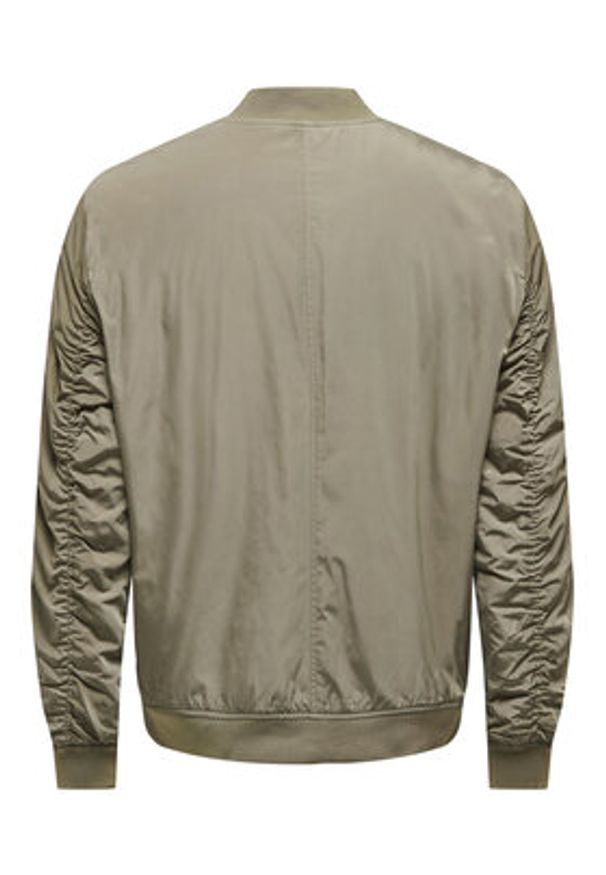 Only & Sons Kurtka bomber Joshua 22023287 Beżowy Regular Fit. Kolor: beżowy. Materiał: syntetyk