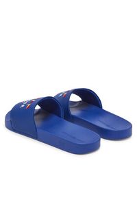 TOMMY HILFIGER - Tommy Hilfiger Klapki Flags Pool Slide FM0FM05431 Niebieski. Kolor: niebieski. Materiał: skóra #6