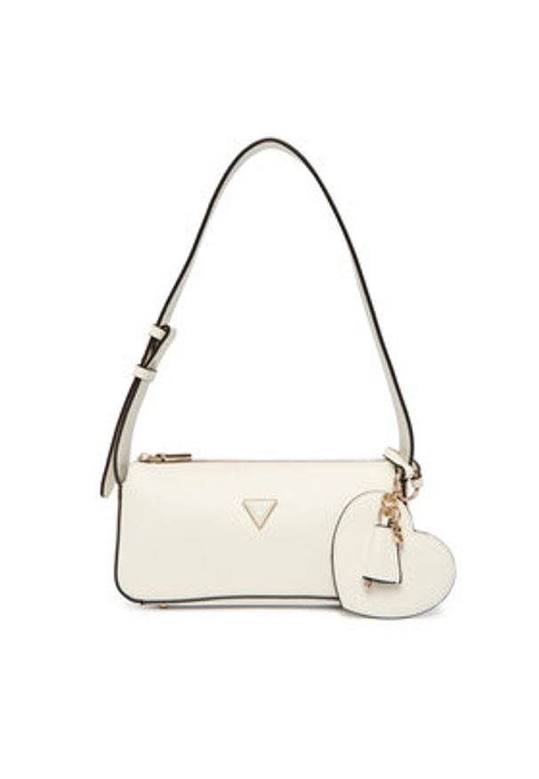 Guess Torebka Isobel Mini HWBG99 32720 Biały. Kolor: biały. Materiał: skórzane