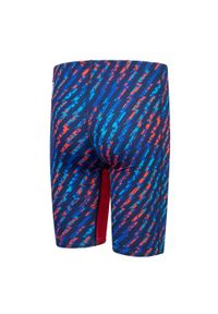 Speedo - Męskie Spodenki Z Wysokimi Stanami Eco Endurance+. Stan: podwyższony. Kolor: niebieski, czerwony, wielokolorowy. Styl: sportowy