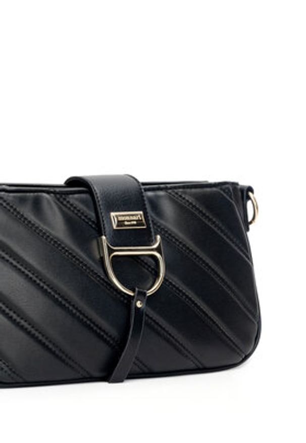 Monnari Torebka TORIMP0-24Z-BAG5690-K020D000-R00 Czarny. Kolor: czarny. Materiał: skórzane