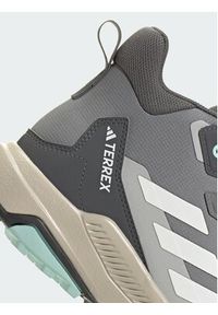 Adidas - adidas Trekkingi Terrex Anylander Mid Rain.Rdy Hiking Shoes JR6600 Szary. Kolor: szary. Materiał: materiał #5