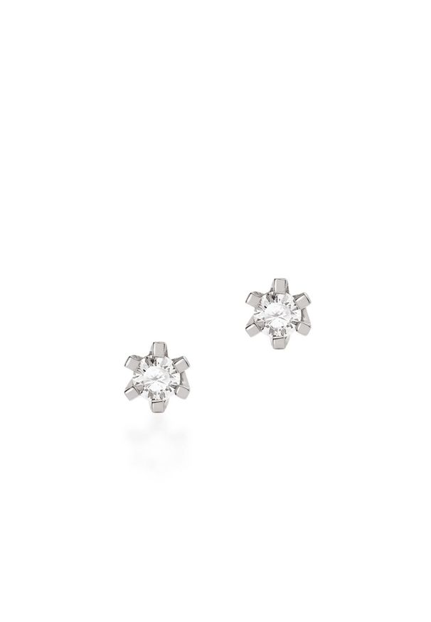 W.KRUK Unikalne Kolczyki Złote - złoto 585, Brylant 0,30ct - ZCG/KB+163B. Materiał: złote. Kolor: złoty. Kamień szlachetny: brylant