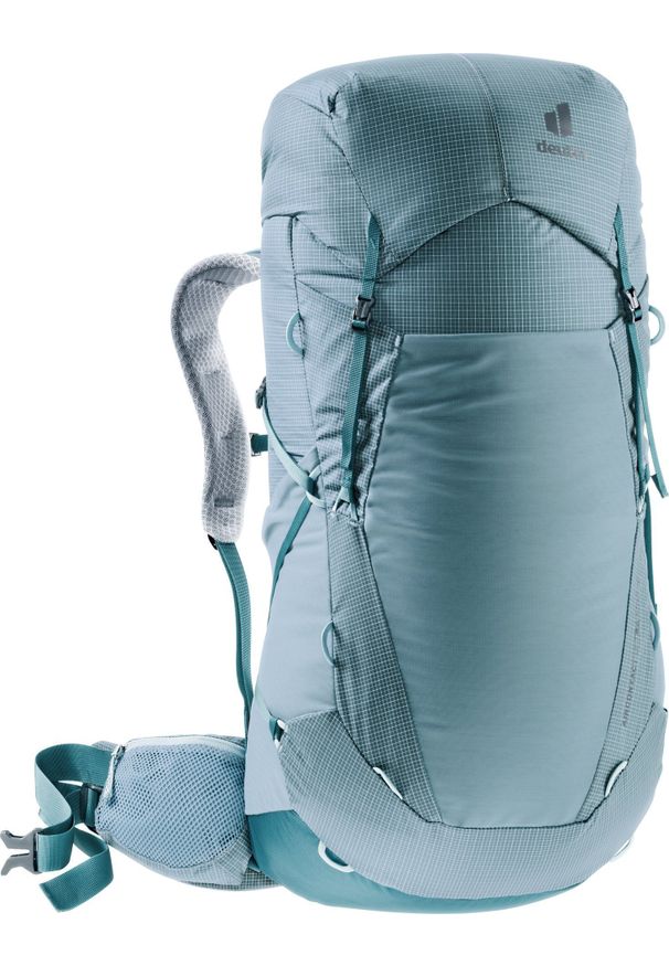 Plecak turystyczny Deuter Aircontact Ultra SL 45 l + 5 l Dusk-denim. Materiał: denim