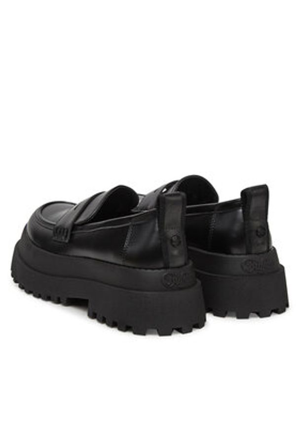 Buffalo Loafersy Pluto Loafer 1624086 Czarny. Kolor: czarny. Materiał: skóra