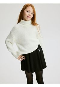 Reserved - Spódnico-szorty z wiskozą - czarny. Kolor: czarny. Materiał: wiskoza #1