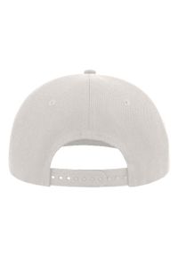 ATLANTIS - 6panelowa Czapka Snap Back Flat Visor. Kolor: biały