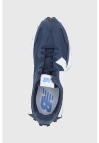 New Balance Buty kolor granatowy. Nosek buta: okrągły. Zapięcie: sznurówki. Kolor: niebieski. Materiał: guma. Obcas: na obcasie. Wysokość obcasa: niski