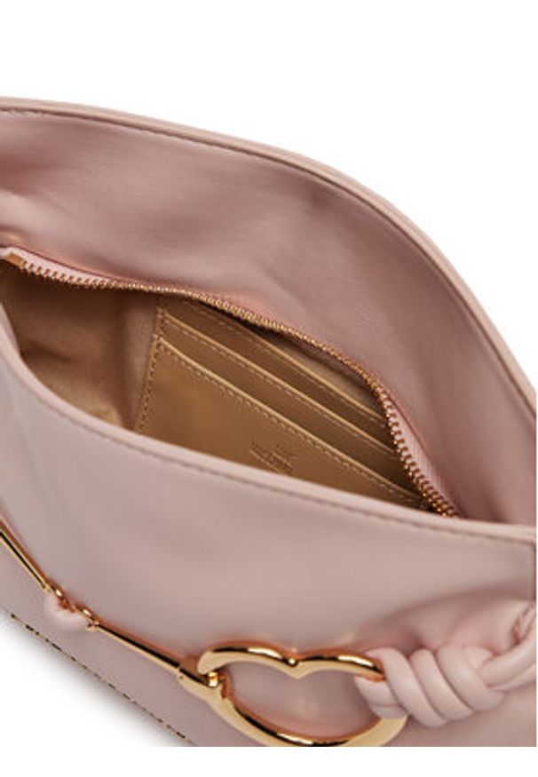 Love Moschino - LOVE MOSCHINO Torebka JC4034PP1MLB0601 Różowy. Kolor: różowy. Materiał: skórzane