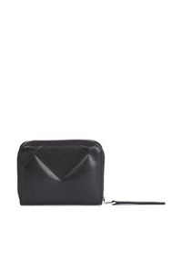 Calvin Klein Duży Portfel Damski Quilt K60K611783 Czarny. Kolor: czarny. Materiał: skóra