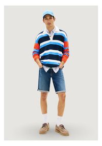 Tommy Jeans Szorty jeansowe Ronnie DM0DM22980 Granatowy Slim Fit. Kolor: niebieski. Materiał: bawełna #4