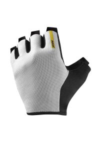MAVIC - Rękawiczki rowerowe krótkie na półsezon Mavic Essential Gel. Kolor: biały. Sezon: jesień, wiosna. Sport: kolarstwo
