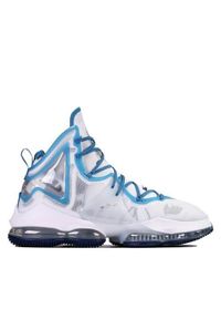 Buty koszykarskie męskie Nike Lebron 19. Zapięcie: sznurówki. Kolor: szary. Materiał: syntetyk, materiał. Szerokość cholewki: normalna. Sport: koszykówka
