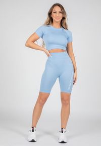 GORILLA WEAR - Selah Bezszwowe Cycling Szorty ight Niebieski. Kolor: niebieski. Sport: fitness