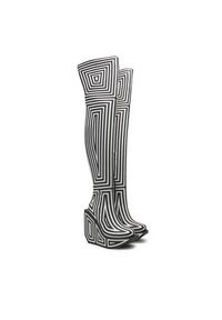 United Nude Muszkieterki Wa Long Boot Hi 1087851082 Szary. Kolor: szary. Materiał: materiał #3