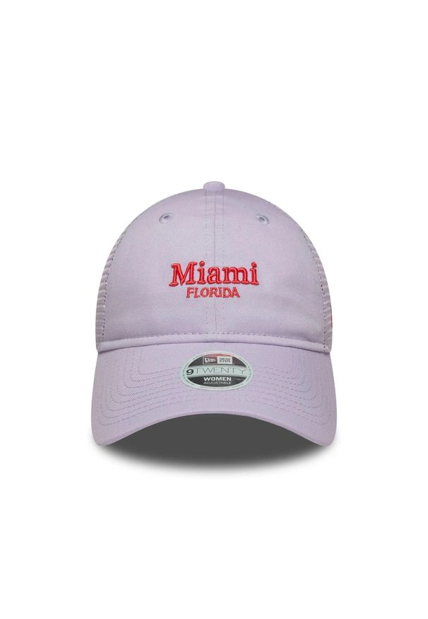 New Era - Czapka trucker 9twenty damska New York Yankees. Kolor: fioletowy. Styl: sportowy