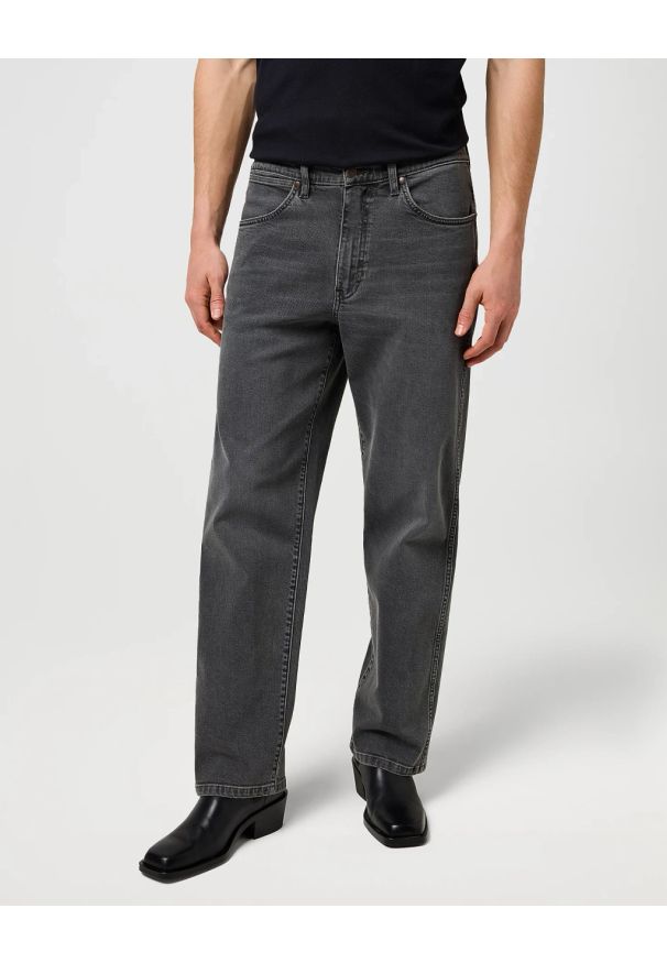 Męskie Spodnie Jeansowe Wrangler Loose Straight Sandstorm 112371017