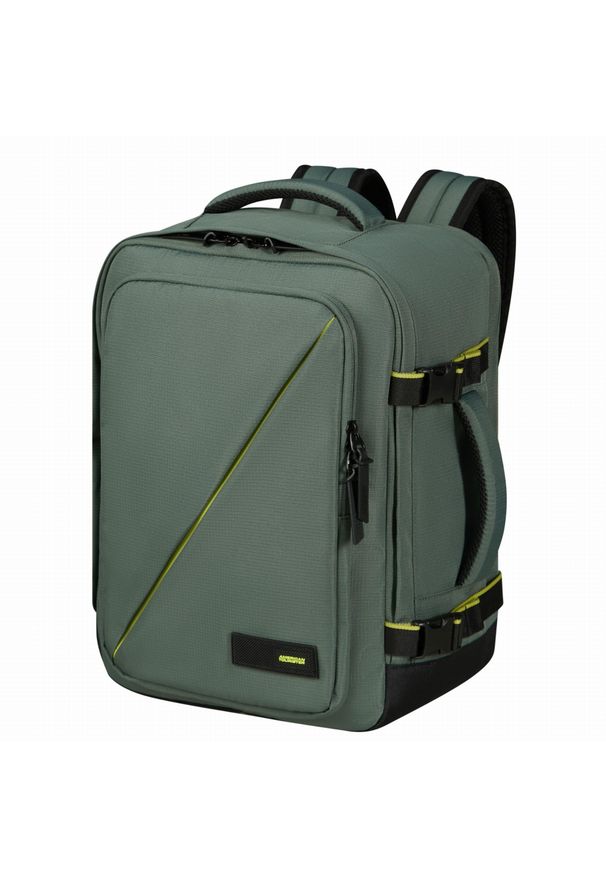 AMERICAN TOURISTER - Plecak kabinowy American Tourister Take2cabin. Kolor: zielony
