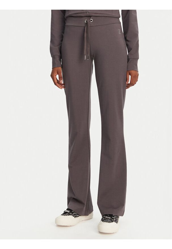 Juicy Couture Spodnie dresowe Apollo JCWBJ125311 Szary Flared Leg. Kolor: szary. Materiał: dresówka