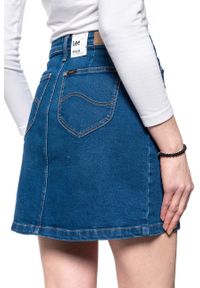 Lee - LEE A LINE ZIP SKIRT DAMSKA SPÓDNICA JEANSOWA L38FLTYM. Materiał: jeans #4