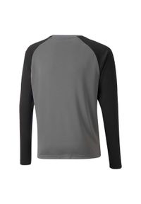 T-Shirt Puma Teampacer Gk Ls Jersey Jr Dzieci. Kolor: szary, czarny, wielokolorowy. Materiał: poliester