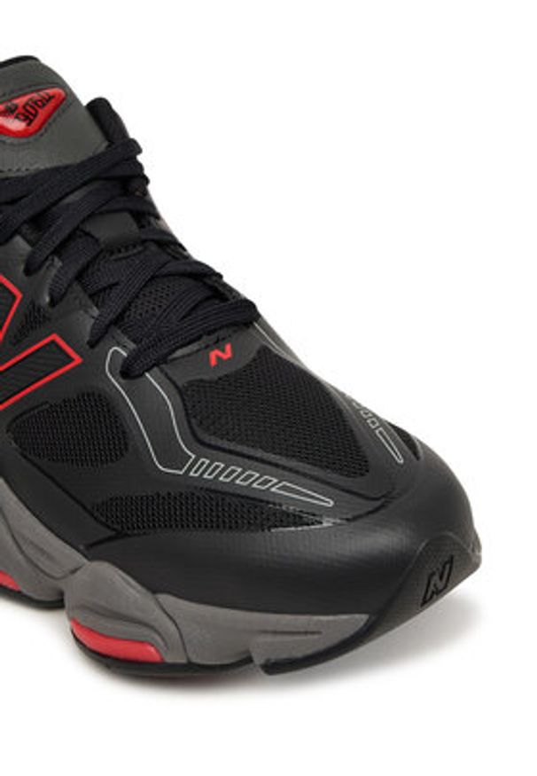 New Balance Sneakersy U90606LE Czarny. Kolor: czarny. Materiał: skóra