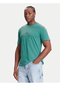 Quiksilver T-Shirt Ev Swell Ovation Ss EQYZT08187 Zielony Comfort Fit. Kolor: zielony. Materiał: bawełna