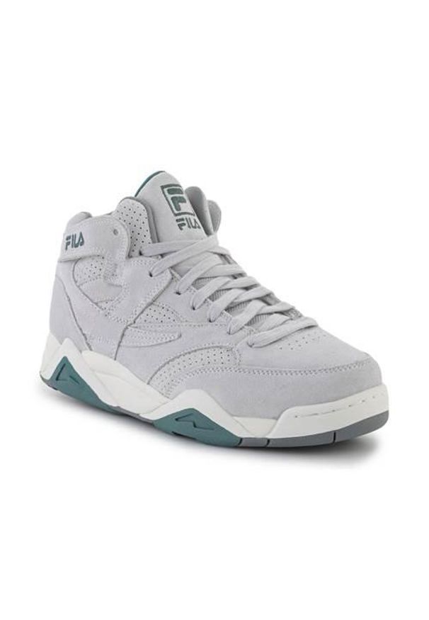Buty do chodzenia męskie Fila Msquad S Mid. Zapięcie: sznurówki. Kolor: wielokolorowy, szary. Materiał: tkanina, materiał, skóra, syntetyk. Szerokość cholewki: normalna. Sport: turystyka piesza