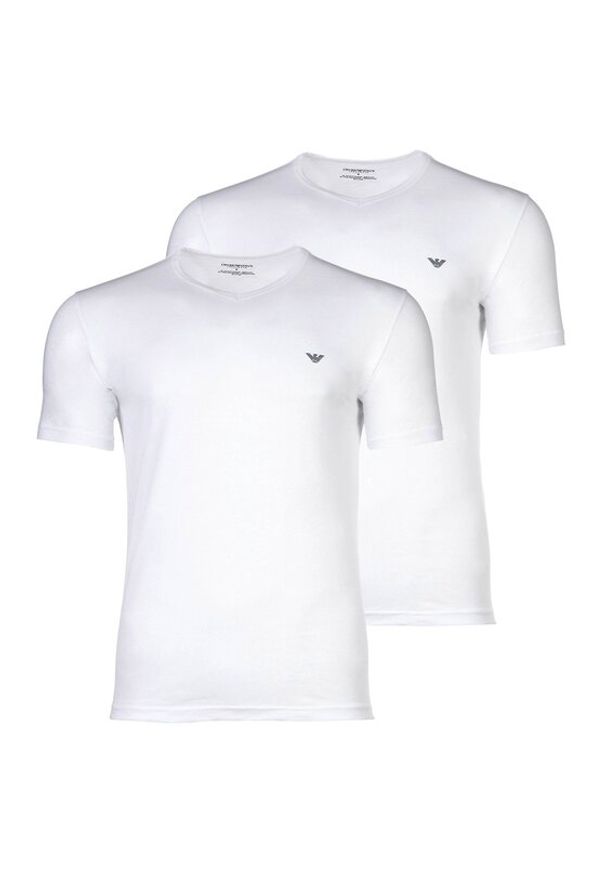 Emporio Armani T-Shirt 30562 Biały Comfort Fit. Kolor: biały
