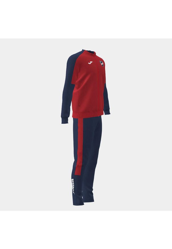 Dres do piłki nożnej męski Joma Boy Eco championship. Kolor: czerwony, niebieski, wielokolorowy. Materiał: dresówka. Sport: piłka nożna