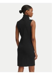 Hugo - HUGO Sukienka codzienna Nuzippo 50558614 Czarny Extra Slim Fit. Okazja: na co dzień. Kolor: czarny. Materiał: bawełna. Typ sukienki: proste. Styl: casual #2