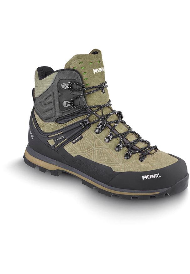 Buty trekkingowe męskie MEINDL Lite Summit GTX z membraną Gore-tex. Kolor: zielony. Technologia: Gore-Tex. Sport: turystyka piesza