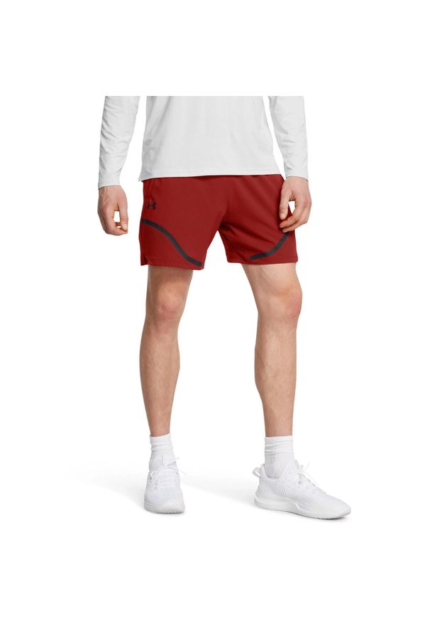 Spodenki krótkie męskie Under Armour Vanish Woven 6in Grph Sts. Kolor: czerwony. Długość: krótkie. Sport: fitness
