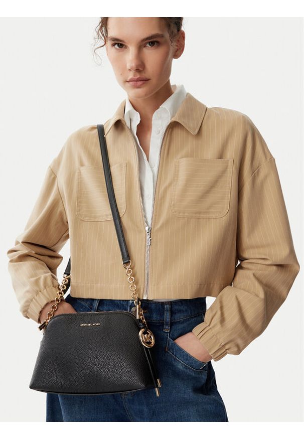 MICHAEL Michael Kors Torebka 32T6GX4C1L Czarny. Kolor: czarny. Materiał: skórzane