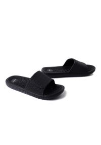 Axim - AXIM 8KL25364C black, klapki basenowe męskie. Kolor: czarny