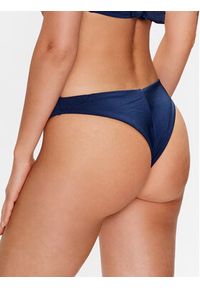 Etam Dół od bikini 6539131 Granatowy. Kolor: niebieski. Materiał: syntetyk