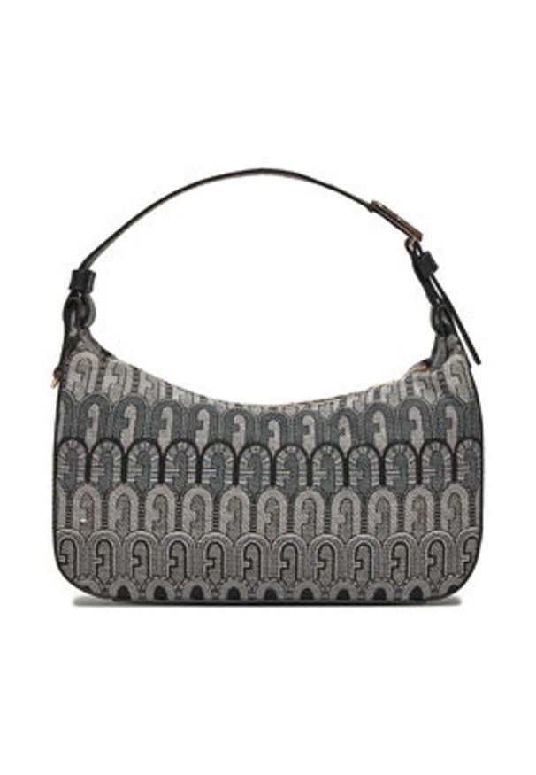 Furla Torebka Flow S Shoulder Bag 25 WB01053-A.0459-G1000-1007 Szary. Kolor: szary. Materiał: skórzane