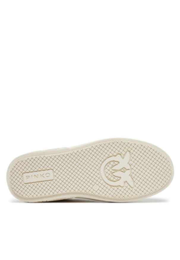 Pinko - PINKO Sneakersy Yoko 13 SS0073 P021 Biały. Kolor: biały. Materiał: skóra