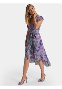 Swing Sukienka koktajlowa 5AG14300 Fioletowy Regular Fit. Kolor: fioletowy. Materiał: syntetyk. Styl: wizytowy #6