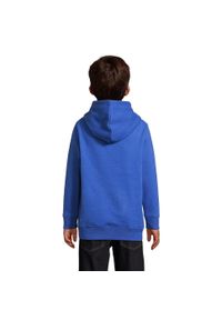 SOL'S - Bluza Z Kapturem Condor Dla Dzieci. Typ kołnierza: kaptur. Kolor: niebieski