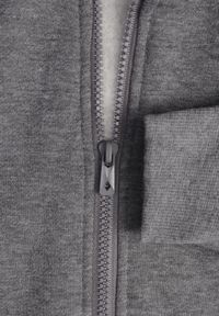 Renee - Ciemnoszara Bluza z Kapturem Harasphei. Okazja: na co dzień. Typ kołnierza: kaptur. Kolor: szary. Materiał: jeans. Styl: klasyczny, casual #5