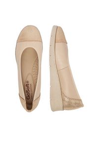 Go Soft Baleriny CEO-WI16-FLEXX-02 Beżowy. Kolor: beżowy. Materiał: skóra #3