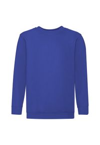 FRUIT OF THE LOOM - Bluza Dziecięca Classic Setin. Kolor: niebieski