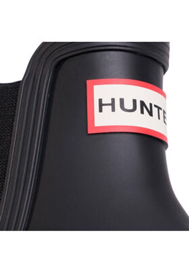 Hunter Kalosze Original Chelsea WFS2078RMA Czarny. Kolor: czarny. Materiał: kauczuk
