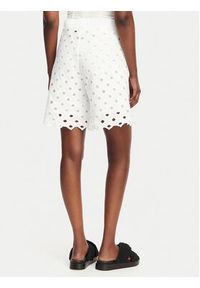 Max Mara Beachwear Szorty materiałowe Bchuguale 2616781039 Biały Regular Fit. Kolor: biały. Materiał: syntetyk #3